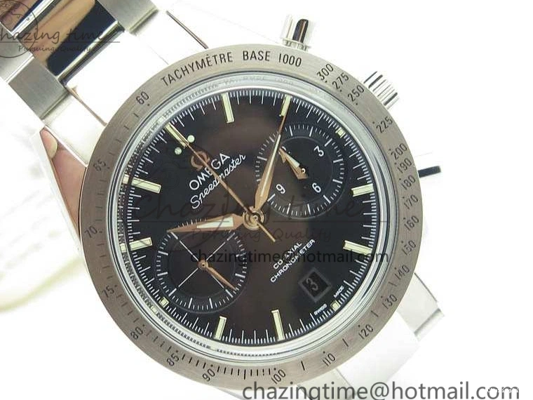 1230 Speedmaster ’57 Co-Axial OMF 1:1 Best Edition Black Dial White Markers On SS Bracelet A Durable 8146